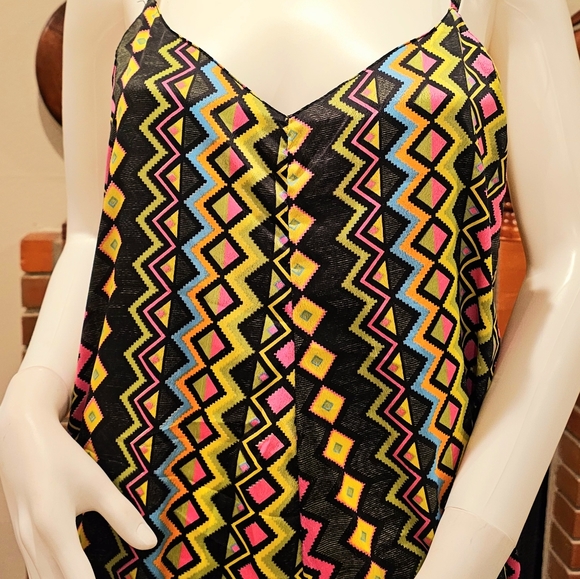 Karma Hwy Chevron Strip Multi Silky Rel. Jumper *4 Colors Avail.* OS-NWT - Picture 6 of 13